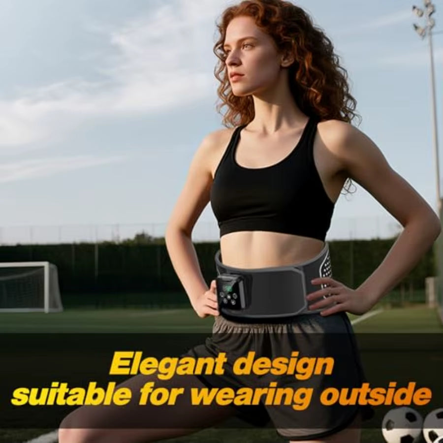 Cordless Electric Heating Pad with Massage for Lower Back Relief: 3 Vibration Modes 4 Adjustable Heating Levels 4000Mah Recharg